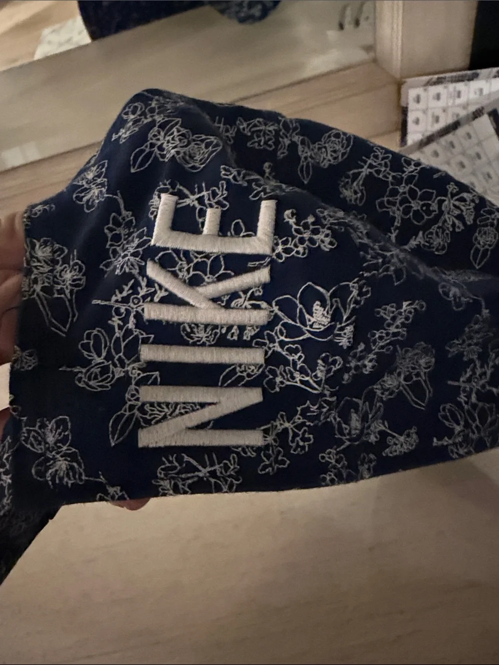 Nike Navy Floral Golf Hat
